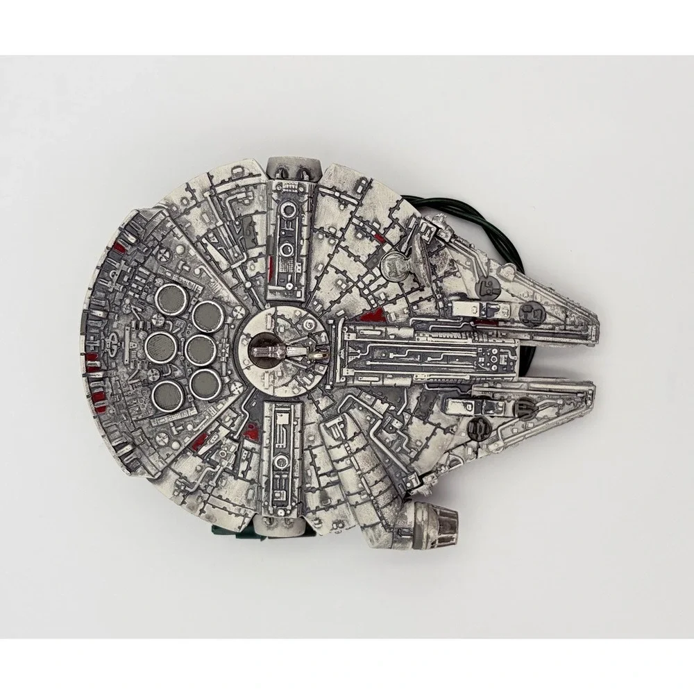 1996 Hallmark Keepsake Ornament Star Wars Millennium Falcon Magic Light Vintage